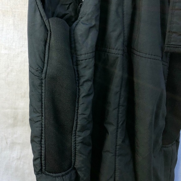 Vintage Black Ski Overalls Bib Youth Small - Picture 5 of 6